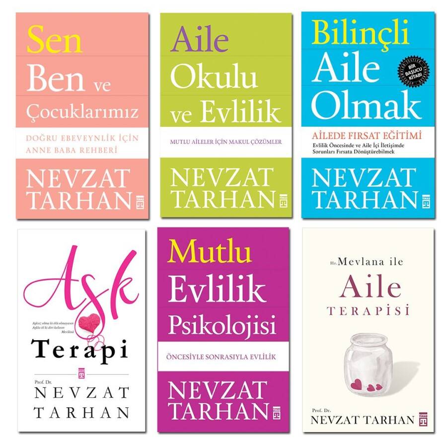 Nevzat Tarhan ile Evlilik Okulu Kitap Seti (6 Kitap) - 1
