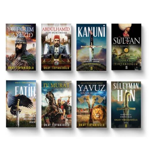 Okay Tiryakioğlu Osmanlı Sultanları Seti (8 Kitap) - 1