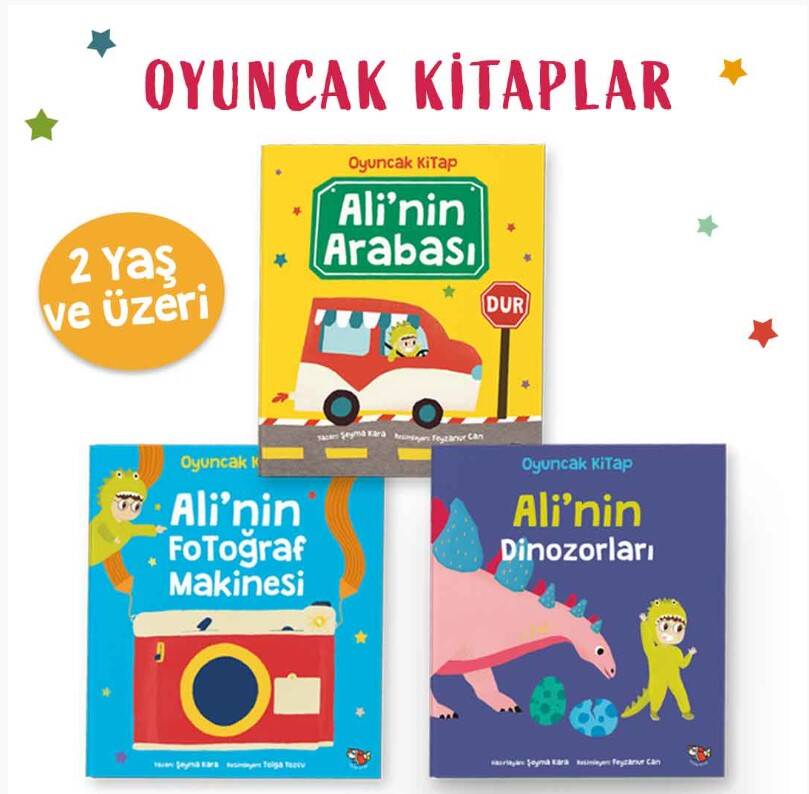 Okul Öncesi Oyuncak Kitaplar Seti (3 Kitap) - 1