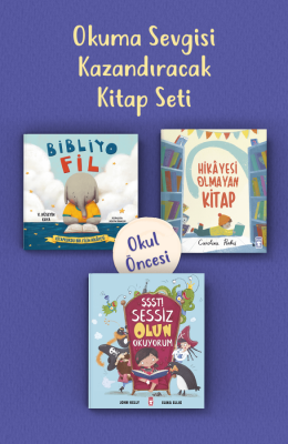 Okuma Sevgisi Kazandıracak Okul Öncesi Kitap Seti (3 Kitap) - Timaş Çocuk