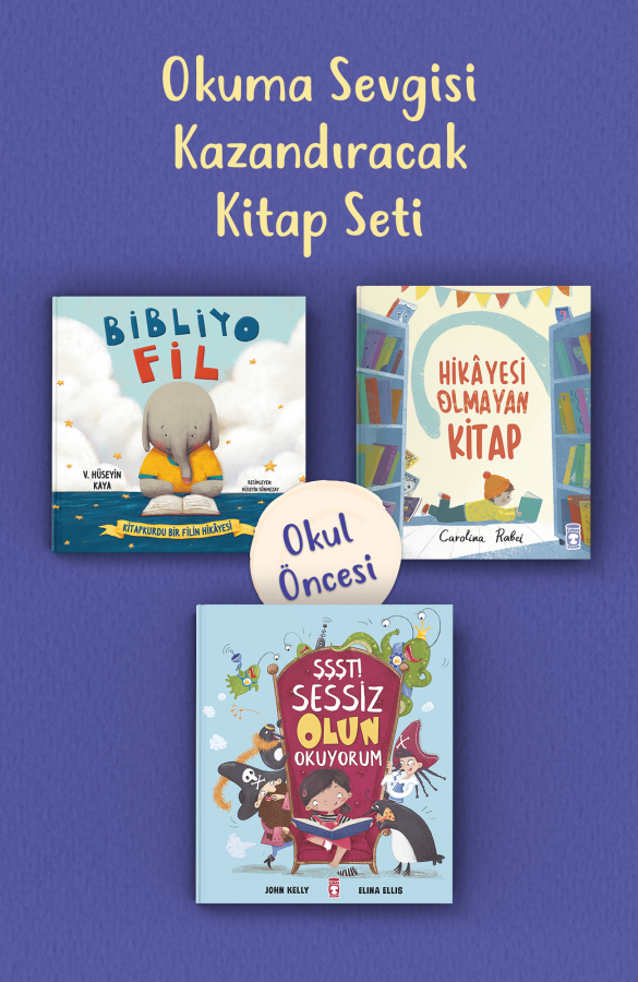 Okuma Sevgisi Kazandıracak Okul Öncesi Kitap Seti - 1