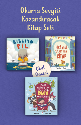 Okuma Sevgisi Kazandıracak Okul Öncesi Kitap Seti (3 Kitap) - Timaş Çocuk