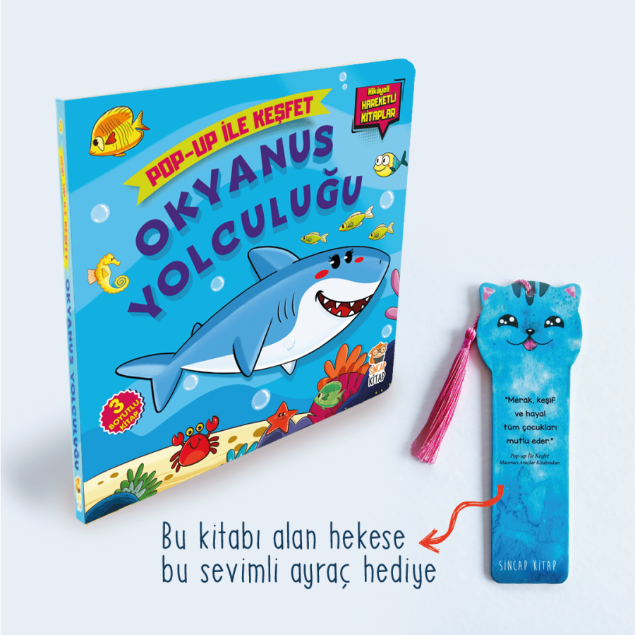 Okyanus Yolculuğu- Pop-Up İle Keşfet (Ayraç Hediyeli) - 1