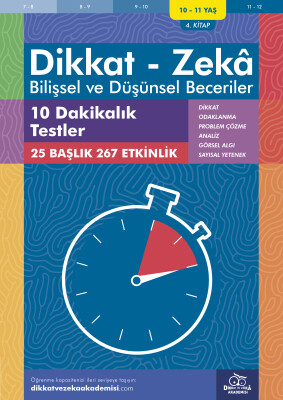 10 Dakikalık Testler (10 - 11 Yaş) - Dikkat Zeka - Dikkat ve Zeka Akademisi