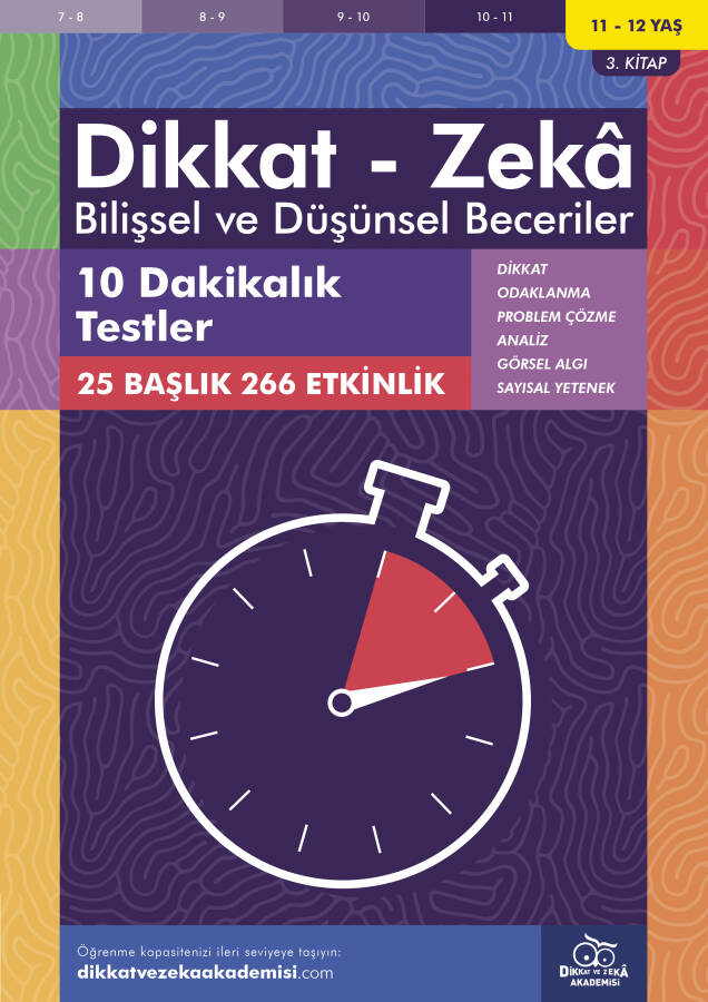 10 Dakikalık Testler (11 - 12 Yaş) - Dikkat Zeka - 1