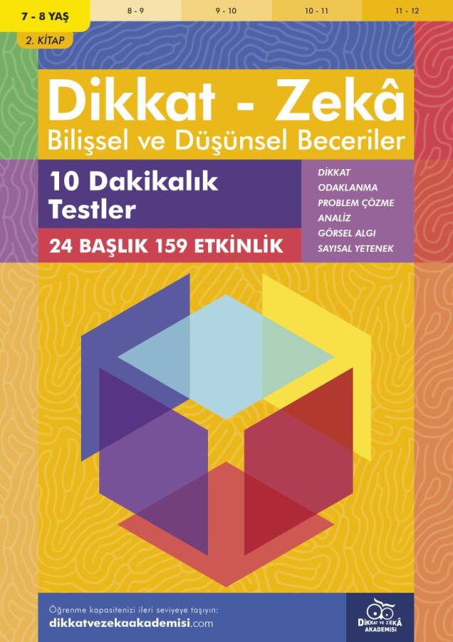 On Dakikalık Testler (7 - 8 Yaş) - Bilişsel ve Düşünsel Beceriler - 1