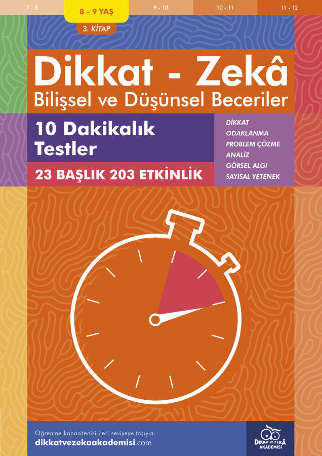 10 Dakikalık Testler (8 - 9 Yaş) - Dikkat Zeka - 1