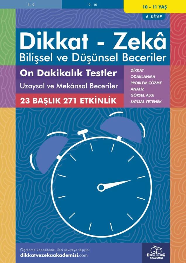 On Dakikalık Testler - Uzaysal ve Mekânsal Beceriler (10 - 11 Yaş) - Bilişsel ve Düşünsel Beceriler - 1