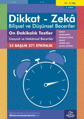 On Dakikalık Testler - Uzaysal ve Mekansal Beceriler (10 - 11 Yaş) - Dikkat Zeka - Dikkat ve Zeka Akademisi