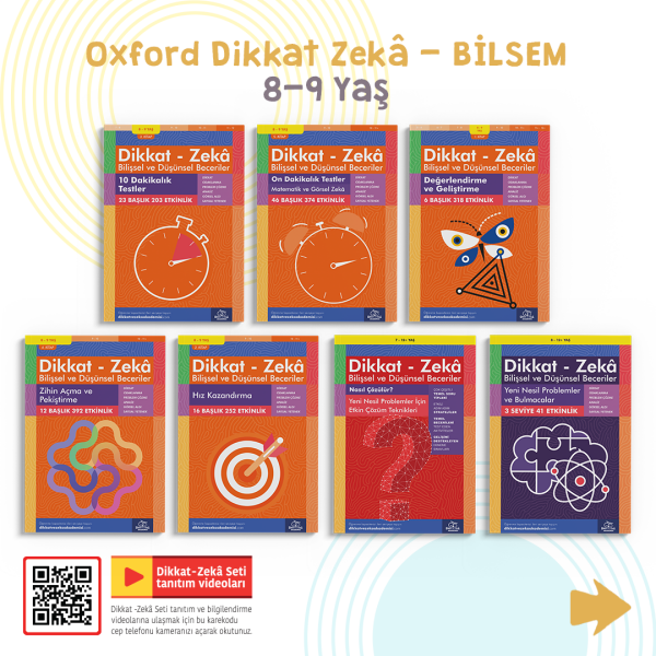 Oxford Dikkat Zeka - Bilsem (8-9 YAŞ) - Dikkat ve Zeka Akademisi