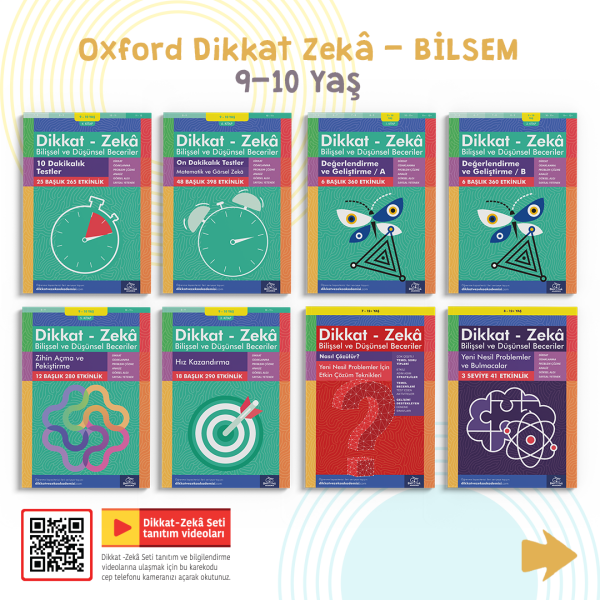 Oxford Dikkat Zeka - Bilsem (9-10 YAŞ) - Dikkat ve Zeka Akademisi