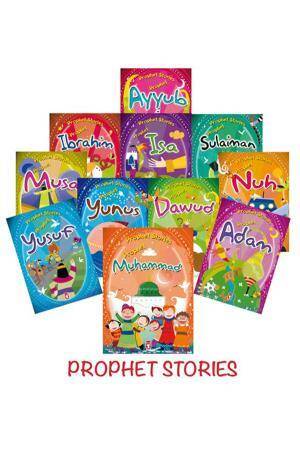 Peygamber Öyküleri Set - Prophet Stories (İngilizce - 11 Kitap) - 1