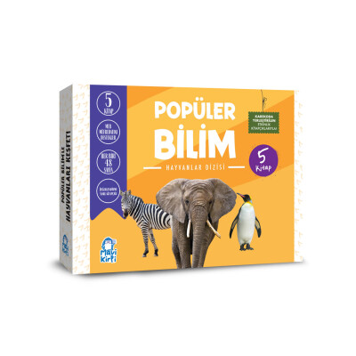 Popüler Bilim Hayvanlar Set (5 Kitap) - Mavi Kirpi Kitap