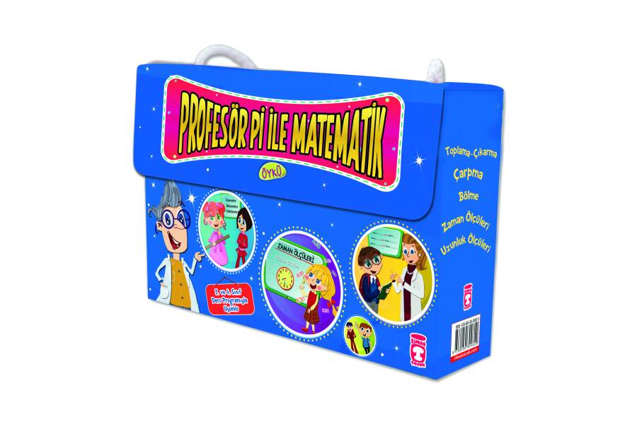 Profesör Pi İle Matematik 1 Set - (5 Kitap) - 1