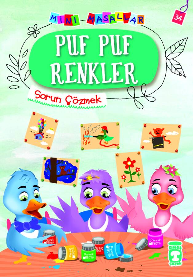Puf Puf Renkler - Mini Masallar 4 (34) - 1