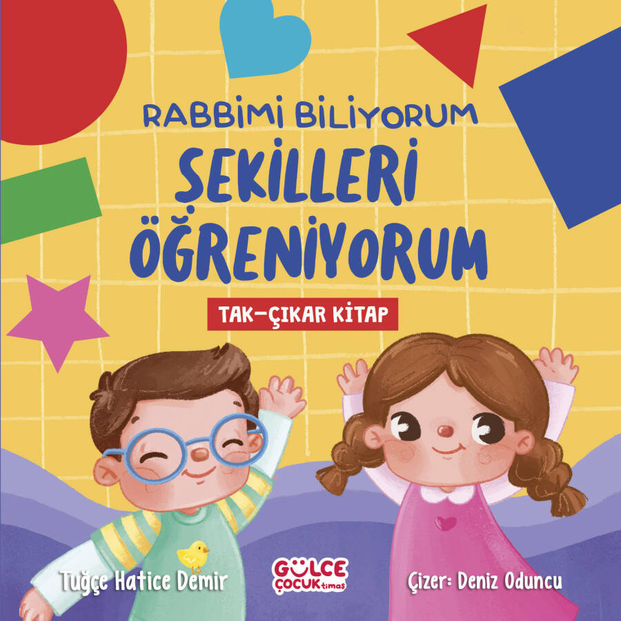 Rabbimi Biliyorum Şekilleri Öğreniyorum (Tak-Çıkar Kitap) - 1