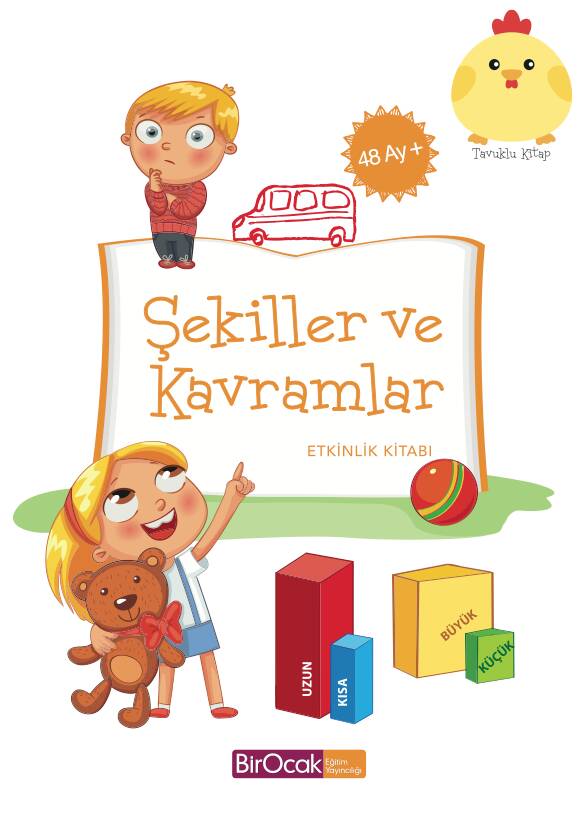Şekiller ve Kavramlar Etkinlik Kitabı (48 Ay) - 1