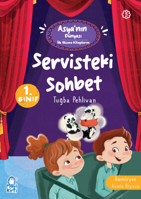 Servisteki Sohbet - Asya'nın Dünyası İlk Okuma Kitaplarım - 1. Sınıf Hikaye Seti - Mavi Kirpi Kitap