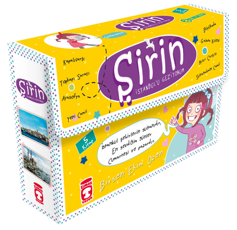 Şirin İstanbulu Geziyorum 1 Set - (5 Kitap) - 1