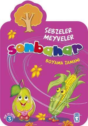 Sonbahar Boyama Zamanı - Sebzeler Meyveler - 1