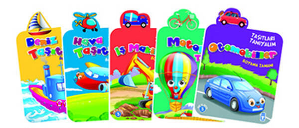 Taşıtlarla Tanışıyorum Set - (5 Kitap) - 1