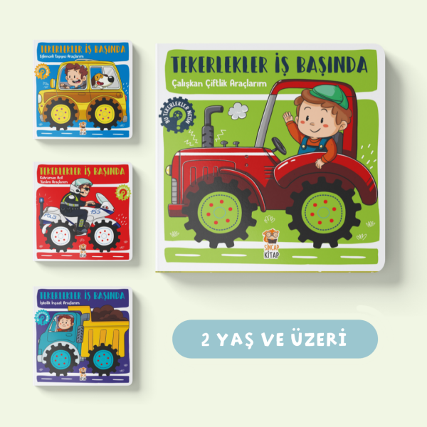 Tekerlekler İş Başında Serisi Seti (4 Kitap) - Sincap Kitap
