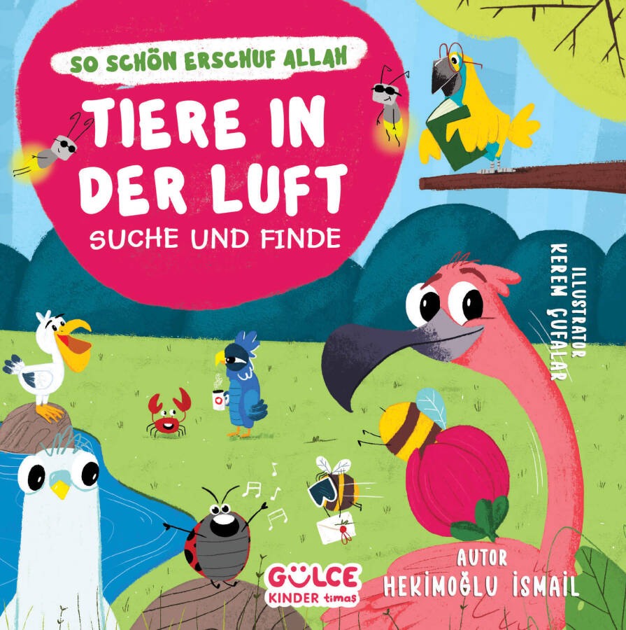 Tiere in der Luft - Suche Und Finde - Havadaki Hayvanlar - Ara Bul - Allah Ne Güzel Yaratmış (Almanca) - 1