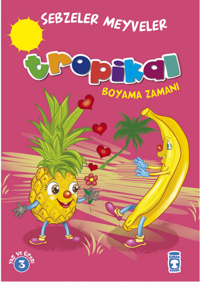 Tropikal Boyama Zamanı - Sebzeler Meyveler - 1
