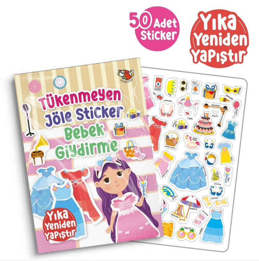 Tükenmeyen Jöle Sticker Bebek Giydirme - 1