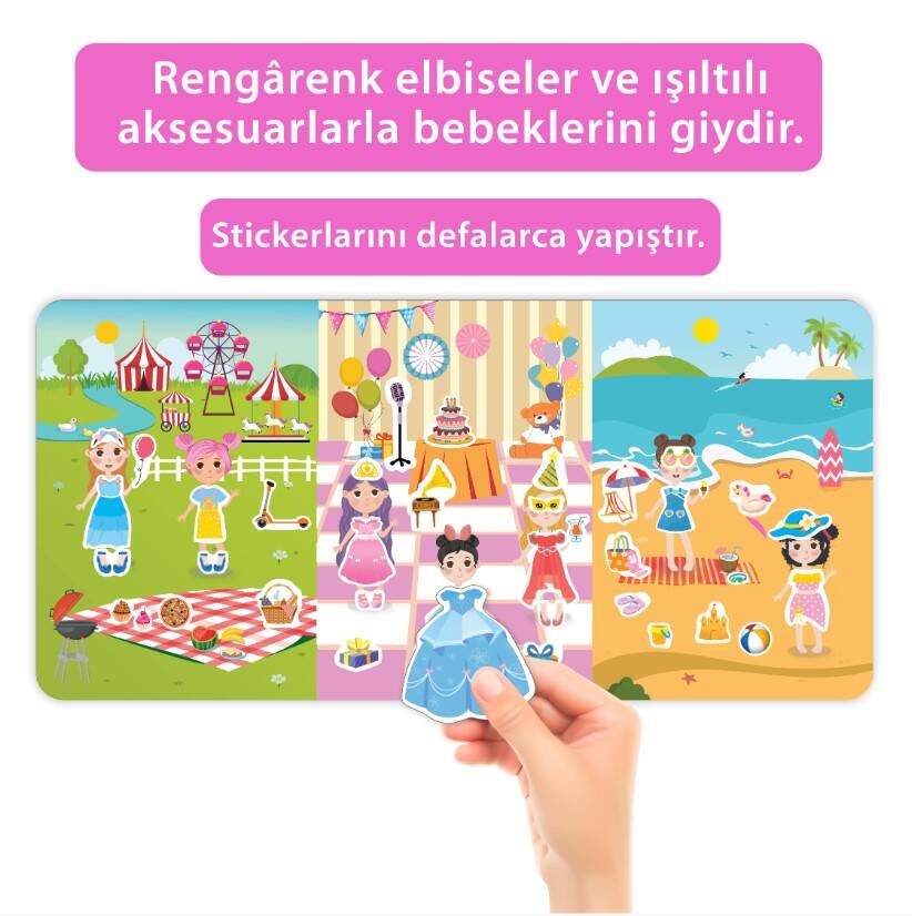 Tükenmeyen Jöle Sticker Bebek Giydirme - 4