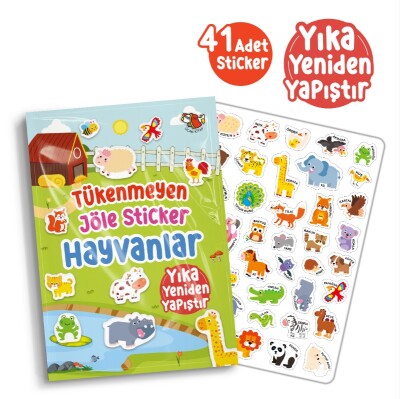 Tükenmeyen Jöle Sticker Hayvanlar - 1