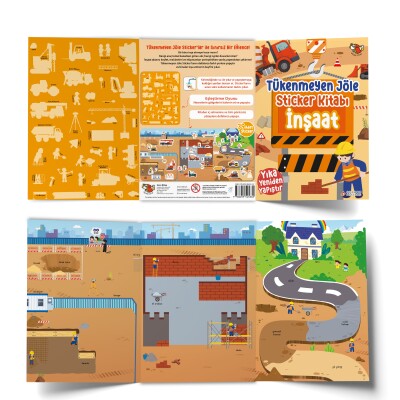 Tükenmeyen Jöle Sticker Kitabı İnşaat - 2