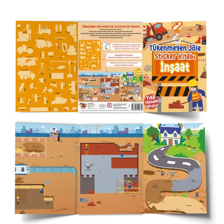 Tükenmeyen Jöle Sticker Kitabı İnşaat - 2