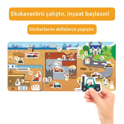 Tükenmeyen Jöle Sticker Kitabı İnşaat - 3