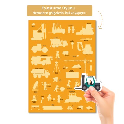 Tükenmeyen Jöle Sticker Kitabı İnşaat - 4