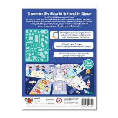 Tükenmeyen Jöle Sticker Kitabı Uzay İstasyonu - 5