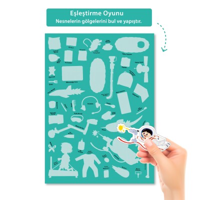 Tükenmeyen Jöle Sticker Kitabı Uzay İstasyonu - 2