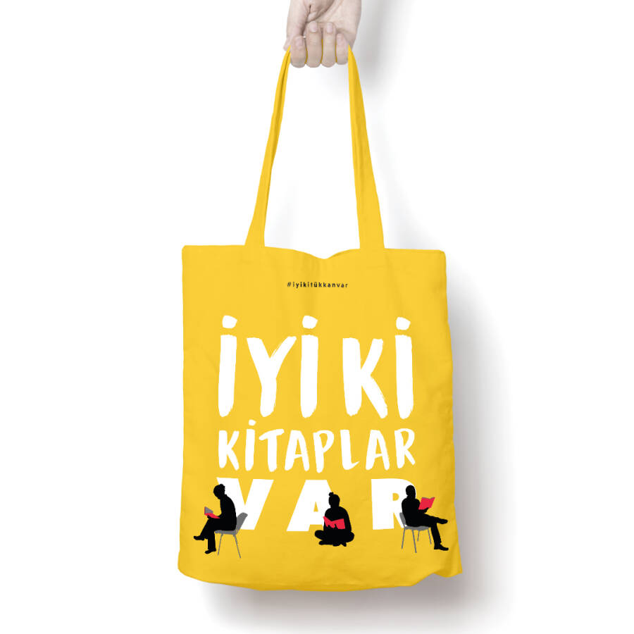 İyi Ki Kitaplar Var Bez Çanta - 1