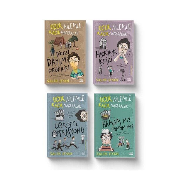 Uçuk Ailemle Kaçık Maceralar Seti (4 Kitap) - Carpe Diem Kitap