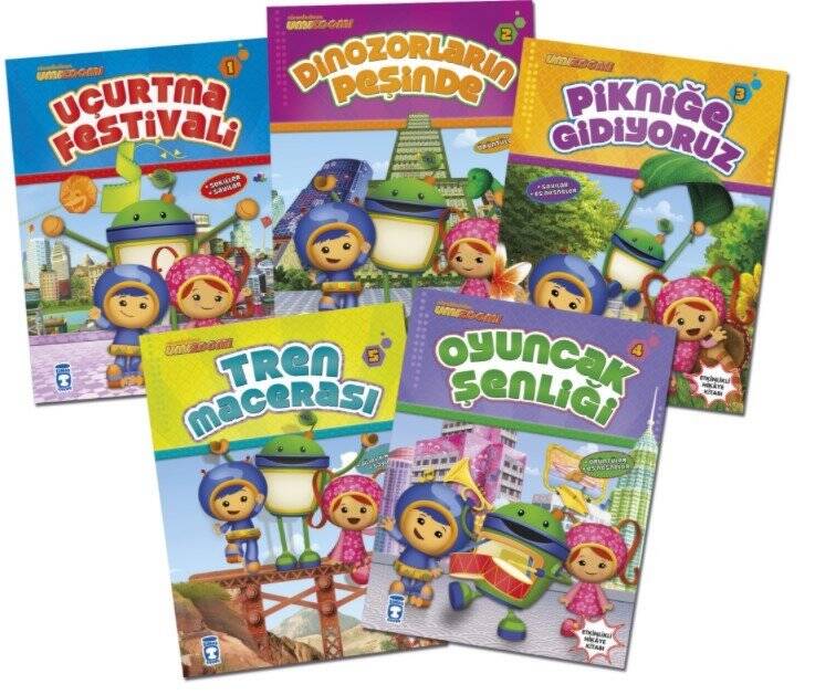 Umizoomi Takımı Set - (İlk 5 Kitap 20*26) - 1