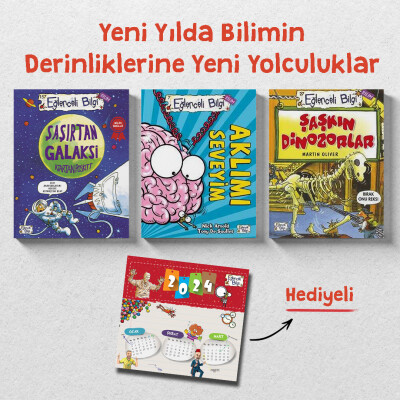 Yeni Yılda Bilimin Derinliklerine Yeni Yolculuklar (3 Kitap) - Timaş Çocuk