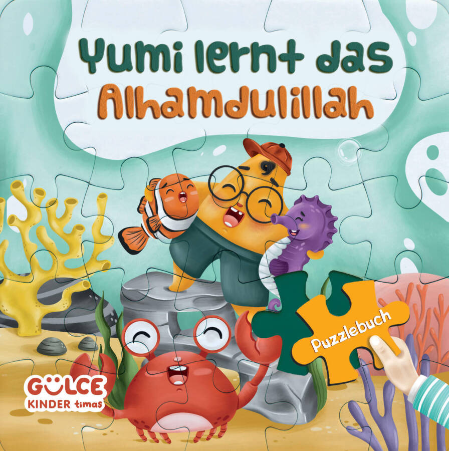 Yumi Lernt Das Alhamdulillah - Yumi Elhamdülillahı Öğreniyor / Yapbozlu Kitap (Almanca) - 1